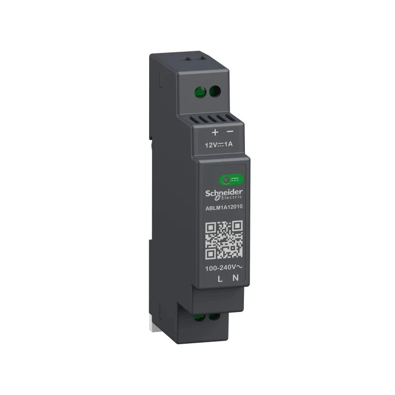 Schneider Electric Modicon ABL Switched Mode DIN Rail Power Supply 240V AC Input 12V DC, 1A Output, 12W Power ABLM1A12010
