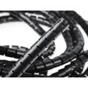 RS PRO Spiral Cable Wrap Black Nylon 15 mm Diameter 16 mm Maximum Bundle Diameter 0.8 mm Wall Thickness 5 m Length 210-8588