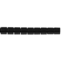 RS PRO Spiral Cable Wrap Black Nylon 15 mm Diameter 16 mm Maximum Bundle Diameter 0.8 mm Wall Thickness 5 m Length 210-8588