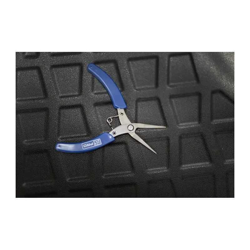 RS PRO Stainless Steel Flat Nose Plier, 130mm Overall Length, 25mm Jaw, Plastic Handle, Chrome Plated Finish 536-341