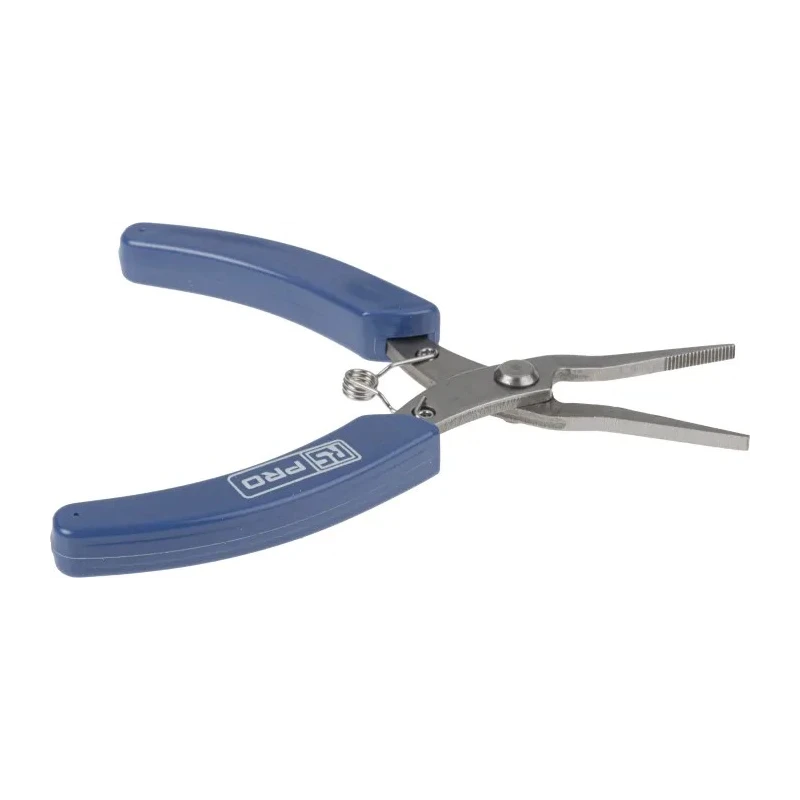 RS PRO Stainless Steel Flat Nose Plier, 130mm Overall Length, 25mm Jaw, Plastic Handle, Chrome Plated Finish 536-341