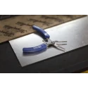 RS PRO Stainless Steel Flat Nose Plier, 130mm Overall Length, 25mm Jaw, Plastic Handle, Chrome Plated Finish 536-341