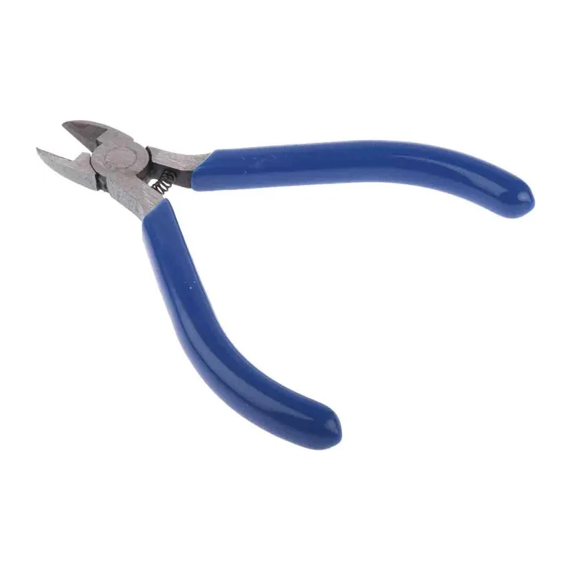 RS PRO Semi-Flush Cable Cutter, Steel Jaw, PVC Grip, 110mm Length, 1.2mm Cutting Capacity 536-379