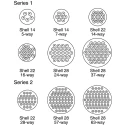 TE Connectivity Circular Connector Cable Plug, 37 Contacts, Male, Standard Size, 13A, 600V, CMC Series 208472-1