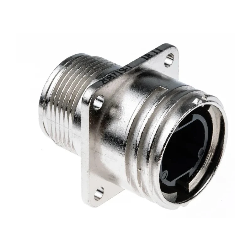 TE Connectivity Circular Connector 5 Contacts Panel Mount Socket Male 600V 13A CMC Series 208719-1