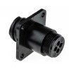TE Connectivity Circular Connector 4 Contacts Panel Mount Socket Male CPC Series 600V 11mm 206061-2
