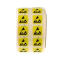 RS PRO Yellow Paper ESD Label Anti-Static ESD Text 12 mm x 12 mm 211-1231