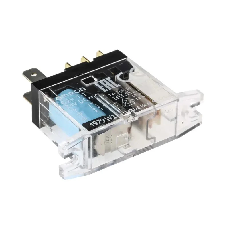 Omron Panel Power Relay 24V DC Coil, 10A Switching Current, SPDT Contact Configuration G2R-1-T DC24