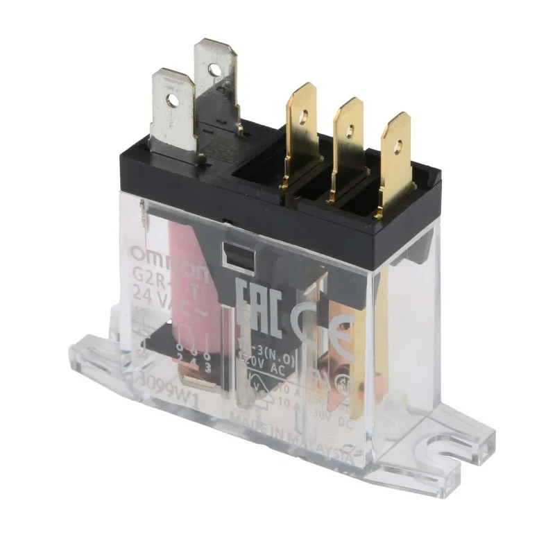 Omron Panel Power Relay 24V AC Coil 10A Switching Current SPDT G2R-1-T AC24