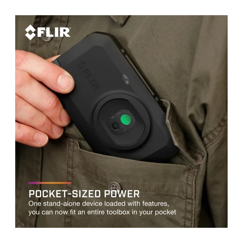 FLIR Thermal Imaging Camera with WiFi, 300°C Max Temperature, 128 x 96 Pixel Detector, 3.5-Inch FLIR C3-X (incl. Wi-Fi)