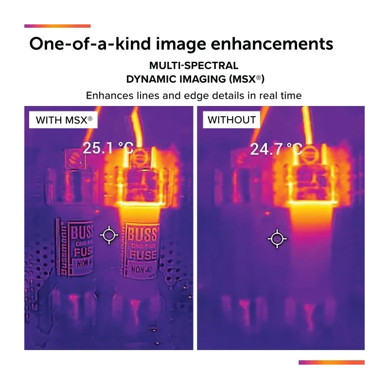 FLIR Thermal Imaging Camera with WiFi, 300°C Max Temperature, 128 x 96 Pixel Detector, 3.5-Inch FLIR C3-X (incl. Wi-Fi)