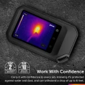 FLIR Thermal Imaging Camera with WiFi, 300°C Max Temperature, 128 x 96 Pixel Detector, 3.5-Inch FLIR C3-X (incl. Wi-Fi)
