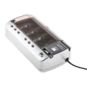 Panasonic RS PRO Multi Battery Charger for NiMH and NiCd 1.2V and 9V Batteries, 120mA Maximum Charge Current, EU UK 536-489