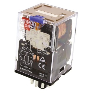 Omron PCB Relay 12V dc Coil 10A Switching Current 3PDT MKS3PI-5 12VDC