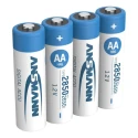Ansmann Nickel Metal Hydride Rechargeable AA Battery 1.2 V 2.85 Ah Pack of 4 5035092