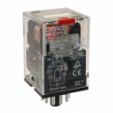 Omron Power Relay 230V AC Coil, 10A Switching Current, 3PDT Plug-In Terminal MKS3PI-5 230VAC