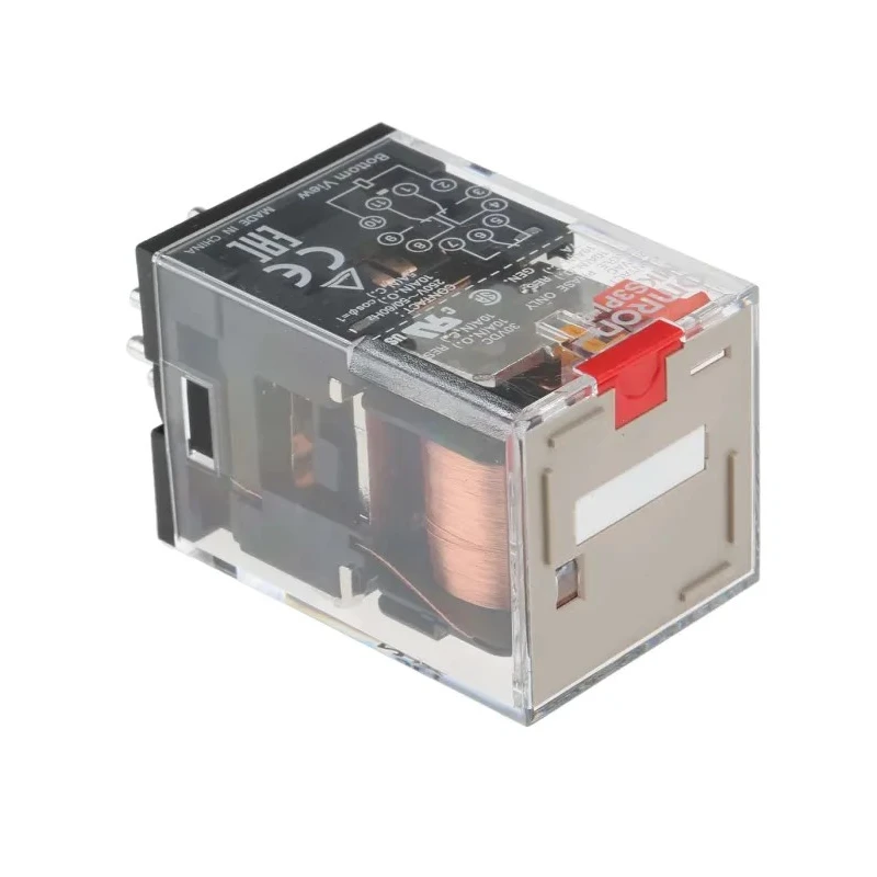 Omron Power Relay 230V AC Coil, 10A Switching Current, 3PDT Plug-In Terminal MKS3PI-5 230VAC