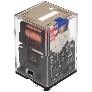 Omron Power Relay 24V DC Coil 10A Switching Current DPDT MKS2PI 24VDC