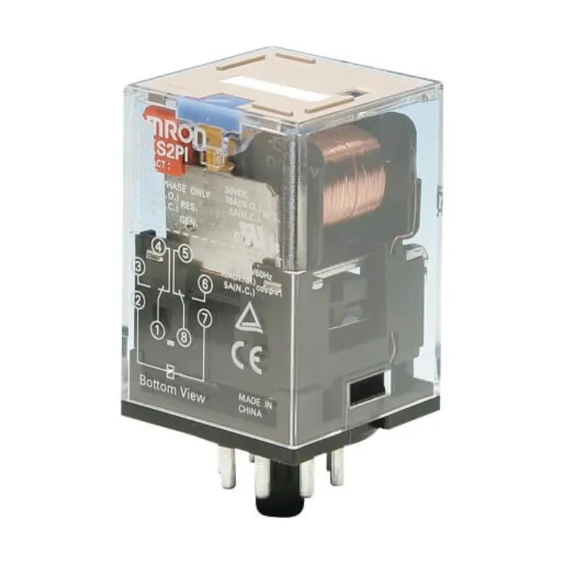 Omron Power Relay 24V DC Coil 10A Switching Current DPDT MKS2PI 24VDC