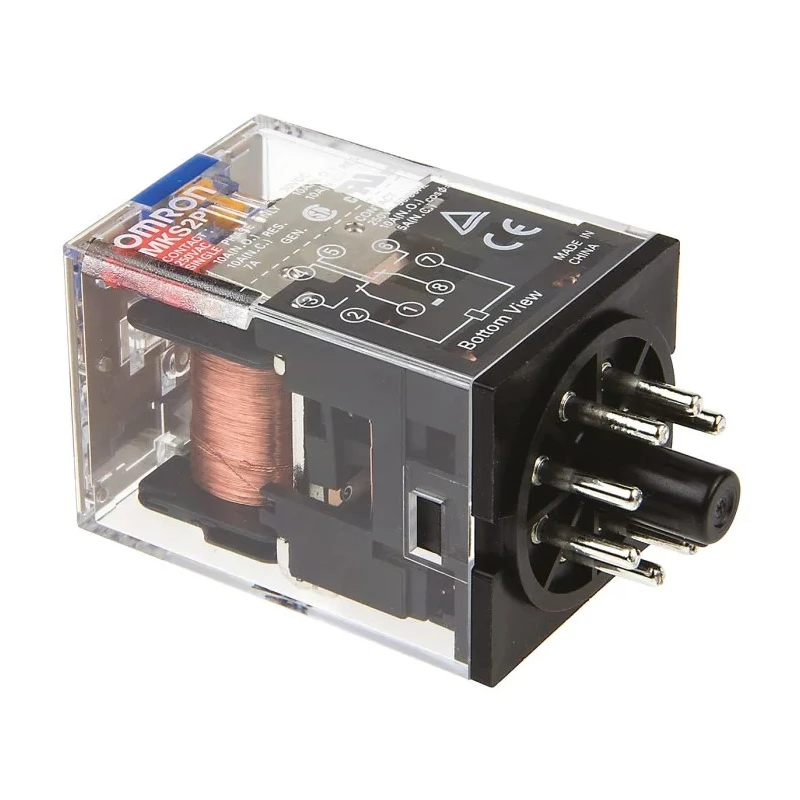 Omron Power Relay 24V DC Coil 10A Switching Current DPDT MKS2PI 24VDC