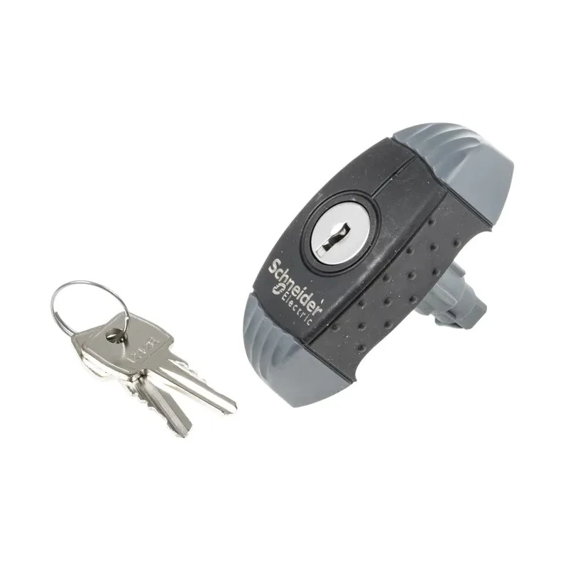 Schneider Electric Grey and Black Polyamide T-Handle Locking Handle NSYAEDL1242S3D