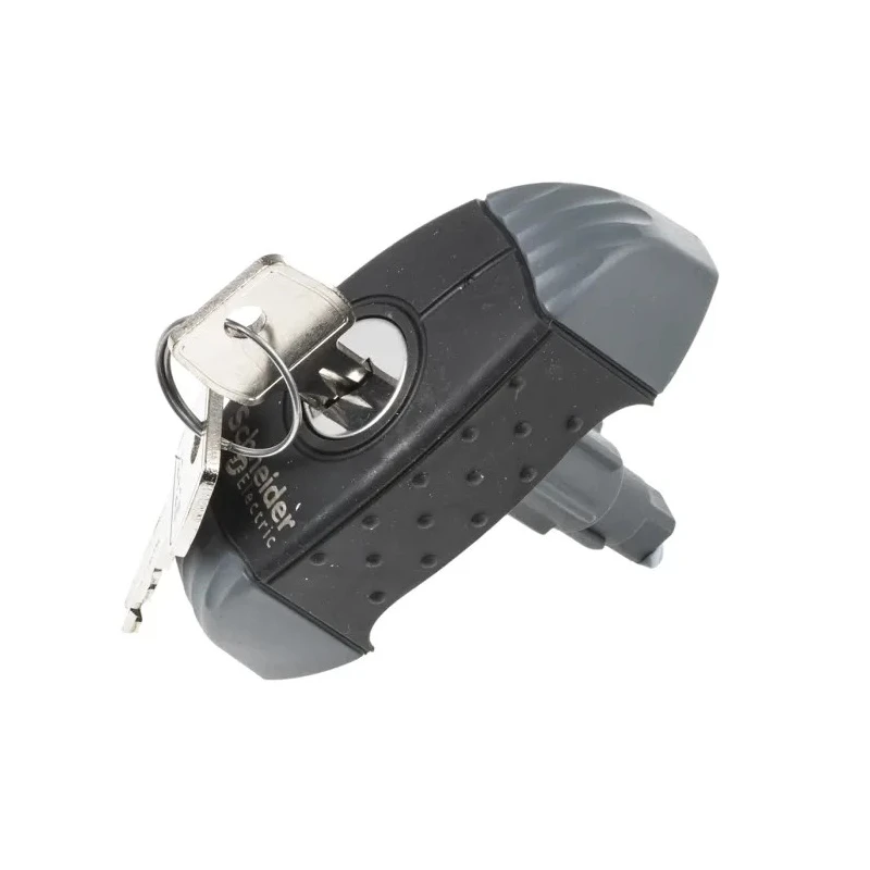 Schneider Electric Grey and Black Polyamide T-Handle Locking Handle NSYAEDL1242S3D