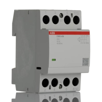 ABB ESB63 Contactor 4-Pole 63 A 43.6 kW 230V AC/DC Coil 4 NO 400V AC ESB63