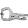 Crescent Locking Plier, Alloy Steel, Nickel Plated, Cushion Grip Handle, 152mm Overall Length C6CCSV