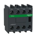 Schneider Electric Auxiliary Contact Block 4 Contact 2 NC/2 NO 10 A 690 V DIN Rail LADN22P