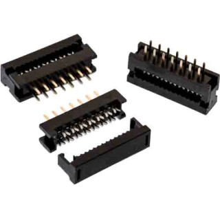 Wurth Elektronik 14-Way IDC Connector Male for Cable, 2 Row, 1A, 250V, Gold-Plated Contacts 61201422323