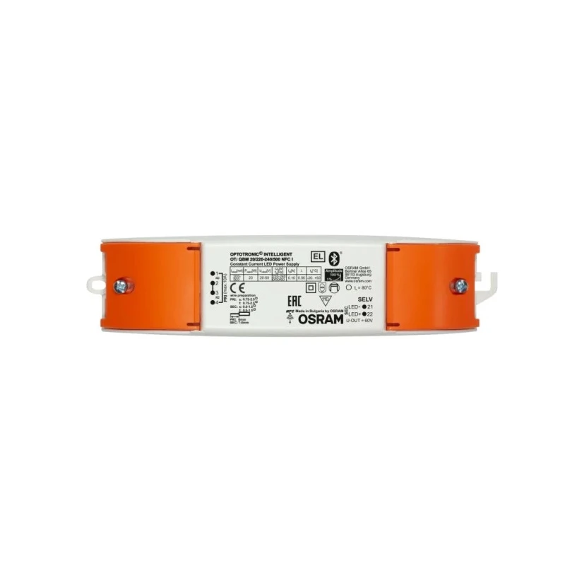 Osram IP20 5 Output AC-DC LED Driver, 20V/50V Output Voltage, 20 W Power, 500mA Amplitude Modulation Dimming 