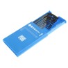 RS PRO 8 Piece L Metric Hex Key Set with Black Finish, Chrome Vanadium Steel, Hex Sizes 2 to 10 mm 537-833