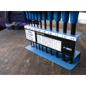 RS PRO 10 Piece T-Handle Imperial Hex Key Set, Hex Size 3/32 to 3/8 Inch, Chrome Vanadium Steel, Ball End Hex Keys 537-805