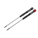 RS PRO Precision Pozidriv and Slotted Screwdriver Set 6-Piece Long Reach Ergonomic Handles Model 537-849