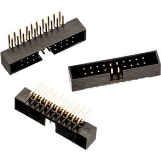 Wurth Elektronik WR-BHD Series Right Angle Through Hole PCB Header, 14 Contacts, 2 mm Pitch, 2 Row 62501421721