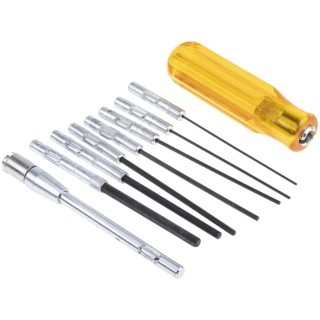 Weller Xcelite Interchangeable Standard Screwdriver Set Hexagon Tip 9-Piece 99PS41MMN