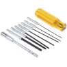 Weller Xcelite Interchangeable Standard Screwdriver Set Hexagon Tip 9-Piece 99PS41MMN