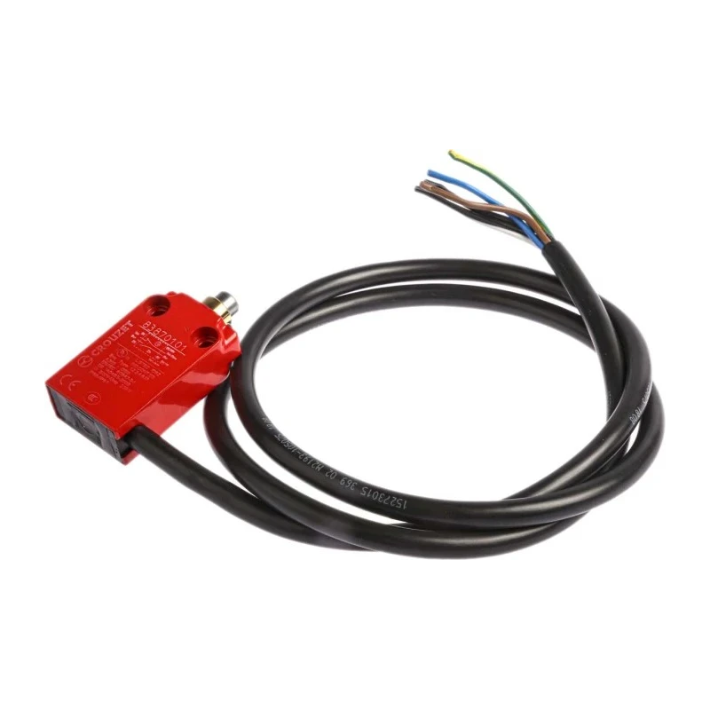 Crouzet 83870 Series Plunger Limit Switch, 1 NO/1 NC, IP67, IP66, Metal Housing, 240V AC, 6A 83870101