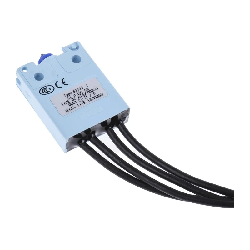 Crouzet Plunger Limit Switch, SPDT, IP67/IP66 Polyester Housing, 250V AC, 6A, 83139103