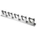 RS PRO Aluminium Flexible Tool Holder Wall Mount Tool Rail with 5 Slots 500mm Length 539-369