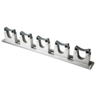 RS PRO Aluminium Flexible Tool Holder Wall Mount Tool Rail with 5 Slots 500mm Length 539-369