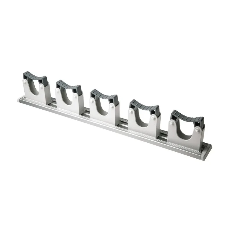 RS PRO Aluminium Flexible Tool Holder Wall Mount Tool Rail with 5 Slots 500mm Length 539-369