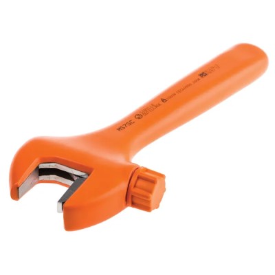 Penta Adjustable Spanner 26 mm Jaw Capacity 200 mm Length Insulated Handle VDE 1000V Approved MS7SCRS-210