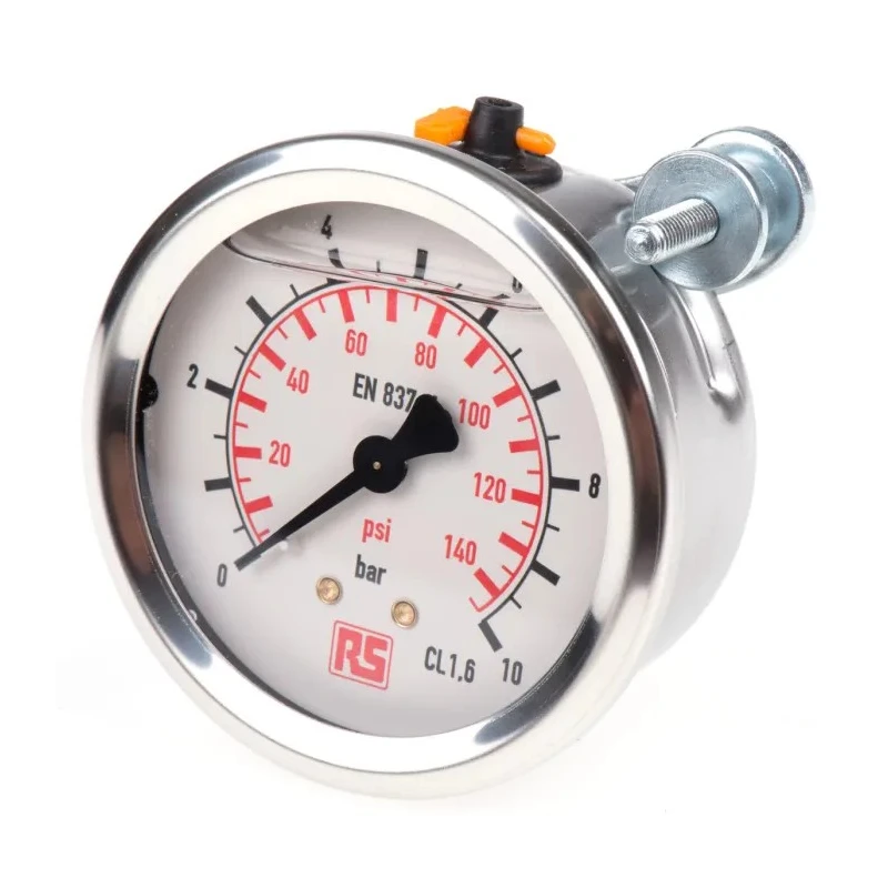 WIKA 63 mm G 1/4 Male Pressure Gauge 10 bar 9314195