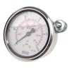 WIKA 63 mm Stainless Steel Case Back Entry Pressure Gauge with G 1/4 Copper Alloy Connection 25 bar 9314196