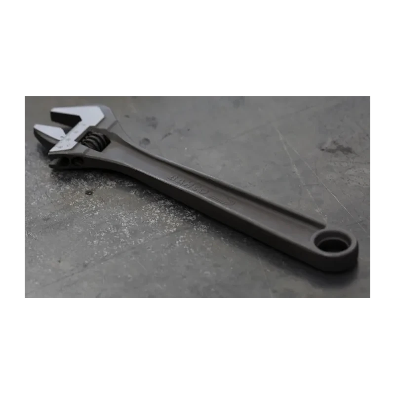Bahco Adjustable Spanner 31 mm Jaw Capacity, 255 mm Overall Length, Alloy Steel Metal Handle 8072 IP