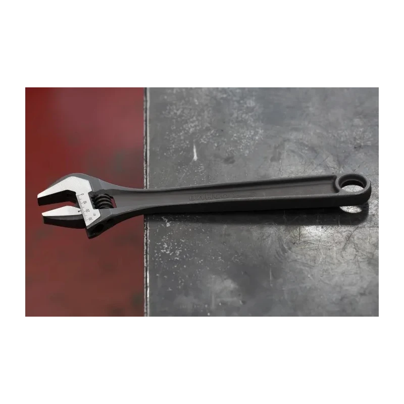 Bahco Adjustable Spanner 31 mm Jaw Capacity, 255 mm Overall Length, Alloy Steel Metal Handle 8072 IP