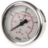 WIKA 63 mm Diameter Stainless Steel Case Back Entry Pressure Gauge G 1/4 Connection, 40 bar 9314197