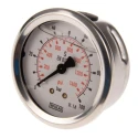 WIKA 63 mm Diameter Stainless Steel Case Back Entry Pressure Gauge G 1/4 Connection 0-100 bar 213.53 46852703
