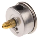 WIKA 63 mm Diameter Stainless Steel Case Back Entry Pressure Gauge G 1/4 Connection 0-100 bar 213.53 46852703